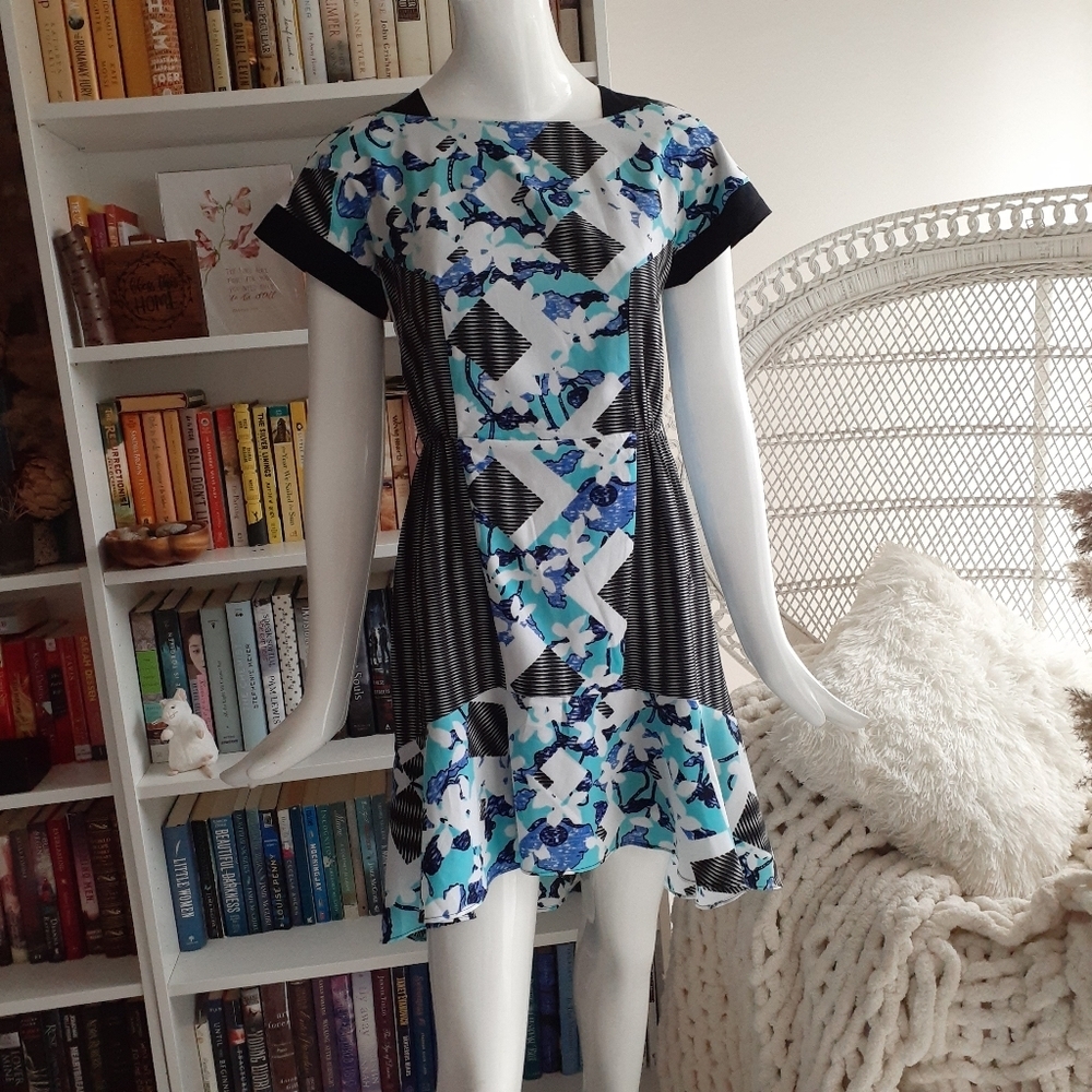 PETER PILOTTO target deometrical abstract dress